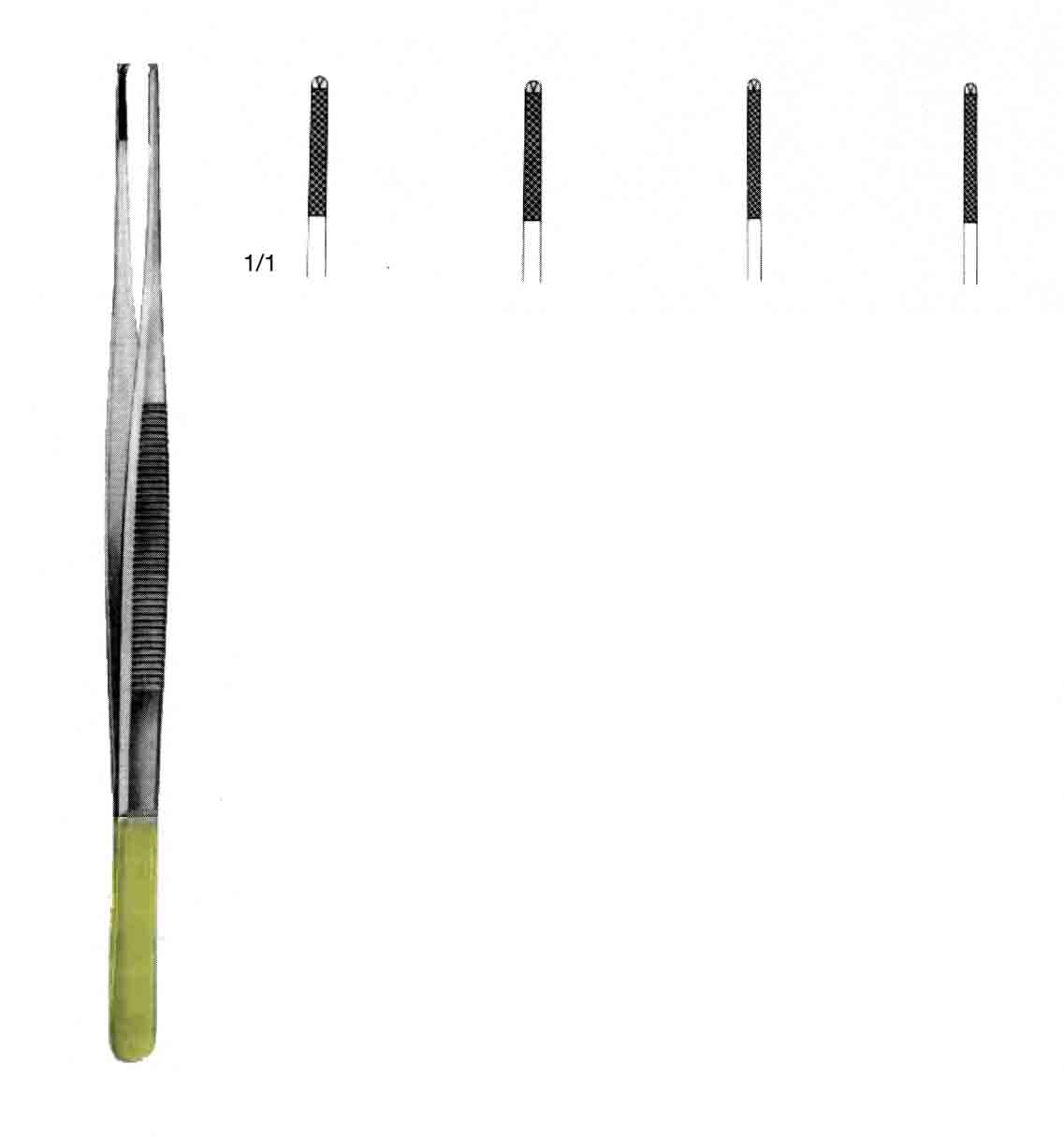 ALTIN SAPLI PENSET DİŞLİ 18 CM